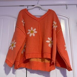 POL daisy sweater, NWT